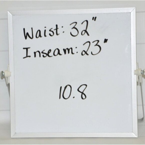 Chico's Olive Green Gingham Checked Wide Ankle Pants Size 2 US L 12 Stretch - Picture 7 of 7